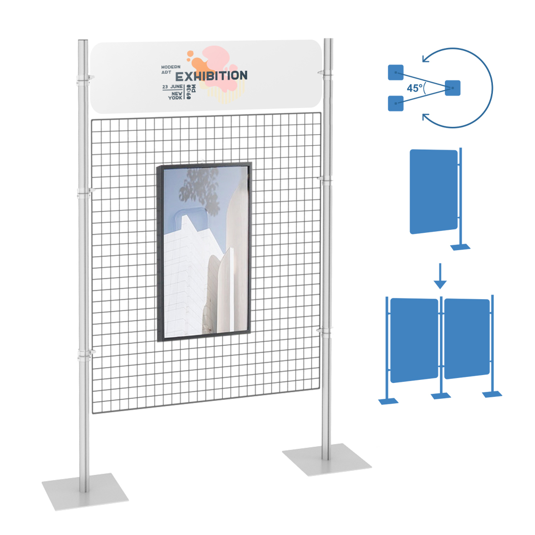 Pareti Autoportanti Componibili Linea Modular - Mix & Match